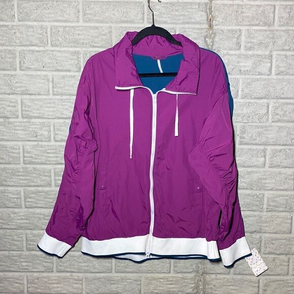 NWT MSRP $98 Free People Highline Bomber Jacket Women's Size Large - Picture 6 of 10